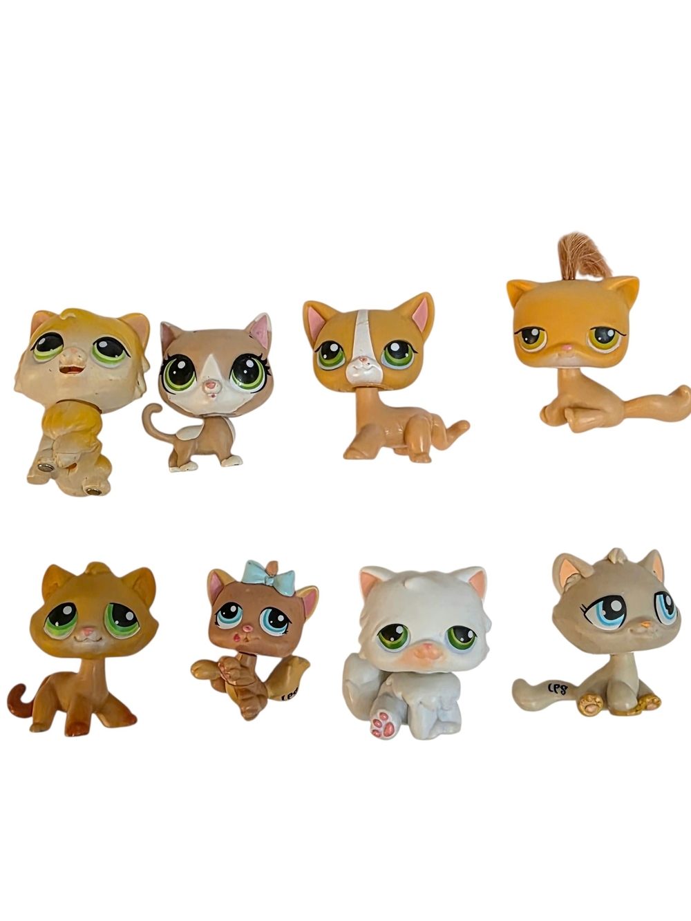 Littlest Pet Shop LPS Lot Of 8 Cats #118 #72 #78 #110 #1335 #15 #1364 Vintage